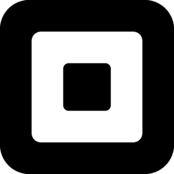 Square Logo Black and White