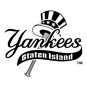Staten Island Yankees Logo Black and White