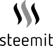 Steemit Logo Black and White