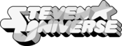 Steven Universe Logo Black and White