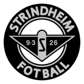 Strindheim Fotball Logo Black and White