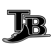 Tampa Bay Devil Rays Logo Black and White (1)