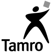 Tamro Logo Black and White