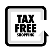 Tax Free Shopping Logo Black and White