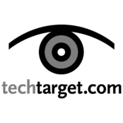 TechTarget Logo Black and White
