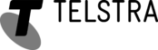 Telstra Logo Black and White