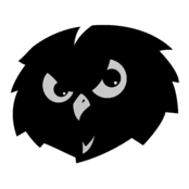 Temple Owls Logo Black and White