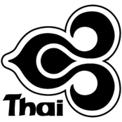 Thai Airways Logo Black and White