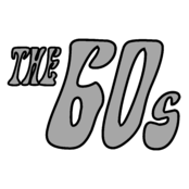 The 60’s Logo Black and White