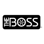 The Boss Logo Black and White