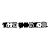 The Doctor Logo Black and White