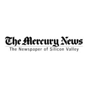 The Mercury News Logo Black and White