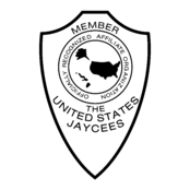 The United States Jaycees Logo Black and White