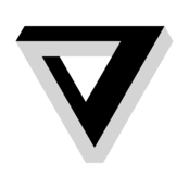 The Verge Logo Black and White