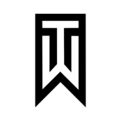 Tiger Woods Logo Black and White