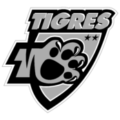 Tigres de la UANL Logo Black and White