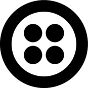 Twilio Logo Black and White