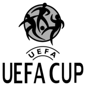 UEFA Cup Logo Black and White