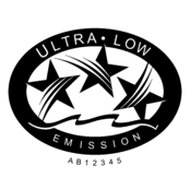 Ultra Low Emission Logo Black and White
