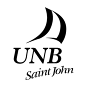 UNB Saint John Logo Black and White