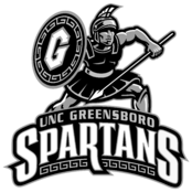 UNCG Spartans Logo Black and White