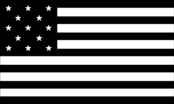 United States Flag Logo Black and White