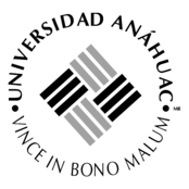 Universidad Anahuac Logo Black and White