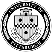 University Of Pittsburgh Logo Black and White