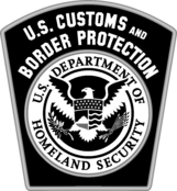U.S. Customs and Border Protection Logo Black and White