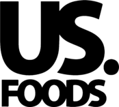 US Foods Logo Black and White