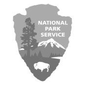 US National Park Service Logo Black and White
