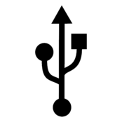 USB Logo Black and White (1)