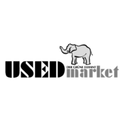 Used Market Logo Black and White
