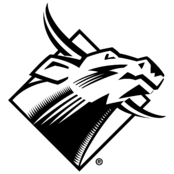 USF Bulls Logo Black and White