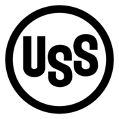 USS Logo Black and White