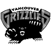 Vancouver Grizzlies Logo Black and White