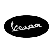 Vespa Logo Black and White