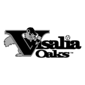 Visalia Oaks Logo Black and White