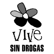 Vive Sin Drogas Logo Black and White