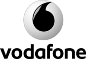 Vodafone Logo Black and White