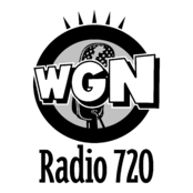 WGN Radio 720 Logo Black and White