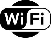 WiFi Logo Black and White