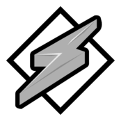 Winamp Logo Black and White