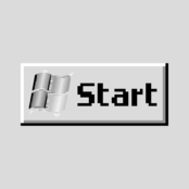 Windows Start Button Logo Black and White