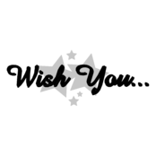 Wish You Logo Black and White