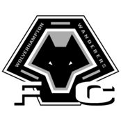 Wolverhampton Wanderers FC Logo Black and White