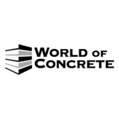 World Of Concrete Logo Black and White