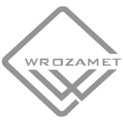 Wrozamet Logo Black and White
