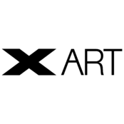 X Art Logo Black and White