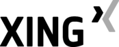 Xing Logo Black and White